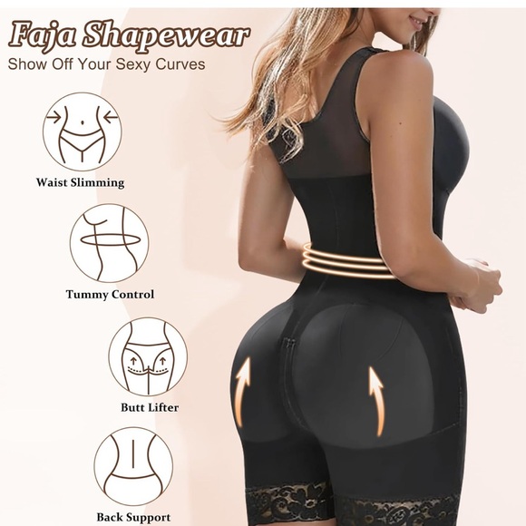 Fajas Colombianas Shapewear for Women Tummy Control - Picture 4 of 9